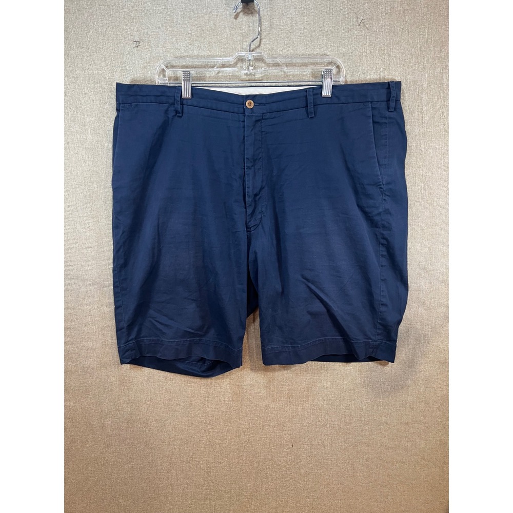 Polo Ralph Lauren Mens Navy Blue Stretch Classic Fit Chino Shorts Size 42T 42L
